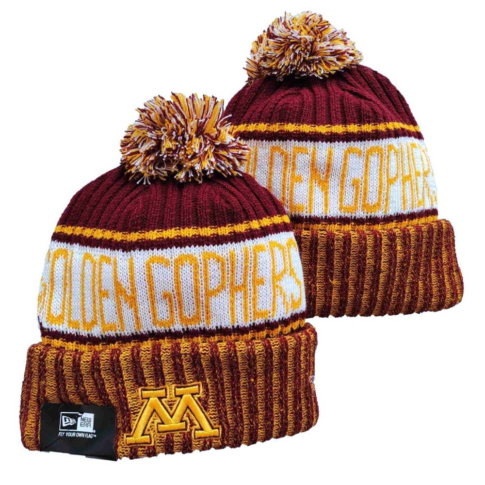 Brand New Minnesota Golden Gophers New Era NCAA College Knit Beanie OSFM